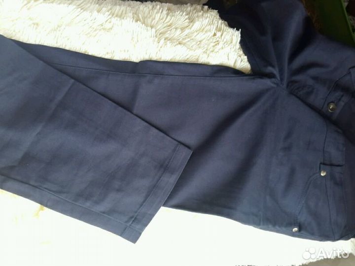 Брюки синие для беременных