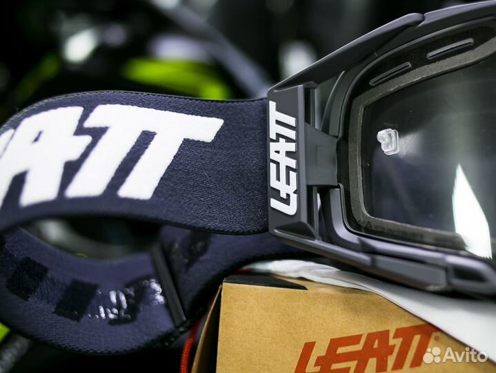 Очки Leatt Velocity 6.5 Enduro Graphite Clear