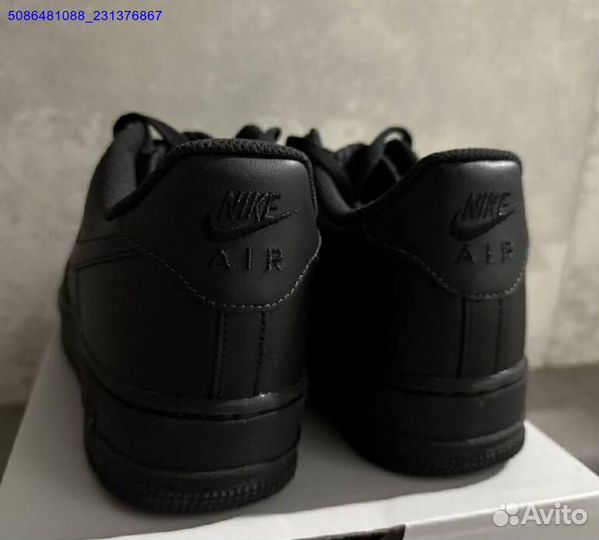 Кроссовки Nike air force 1 black оригинал