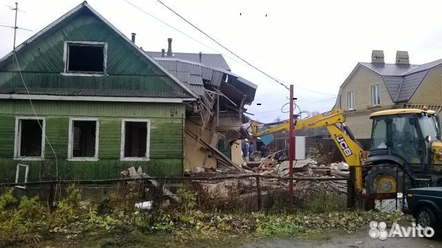 Снос построек, старых домов, дач, бань