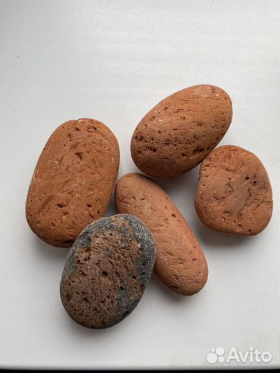 Камни голыши кирпичные террариум декор