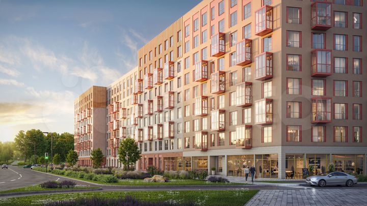 3-к. квартира, 78,2 м², 2/9 эт.