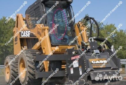 Стекло для мини-погрузчика Case 465 2 серия с гара