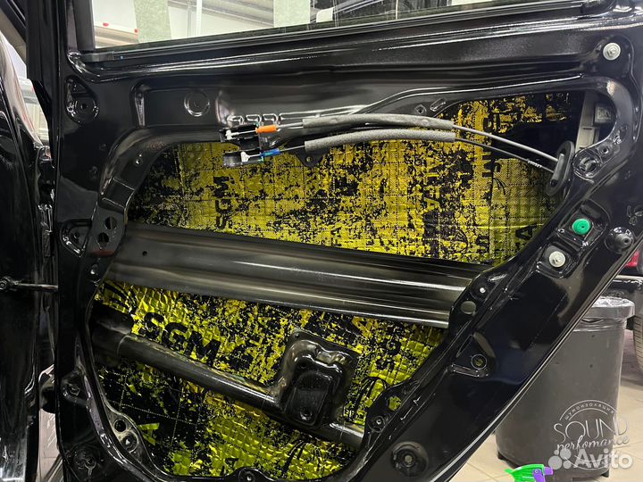 Шумоизоляция дверей в автомобиле