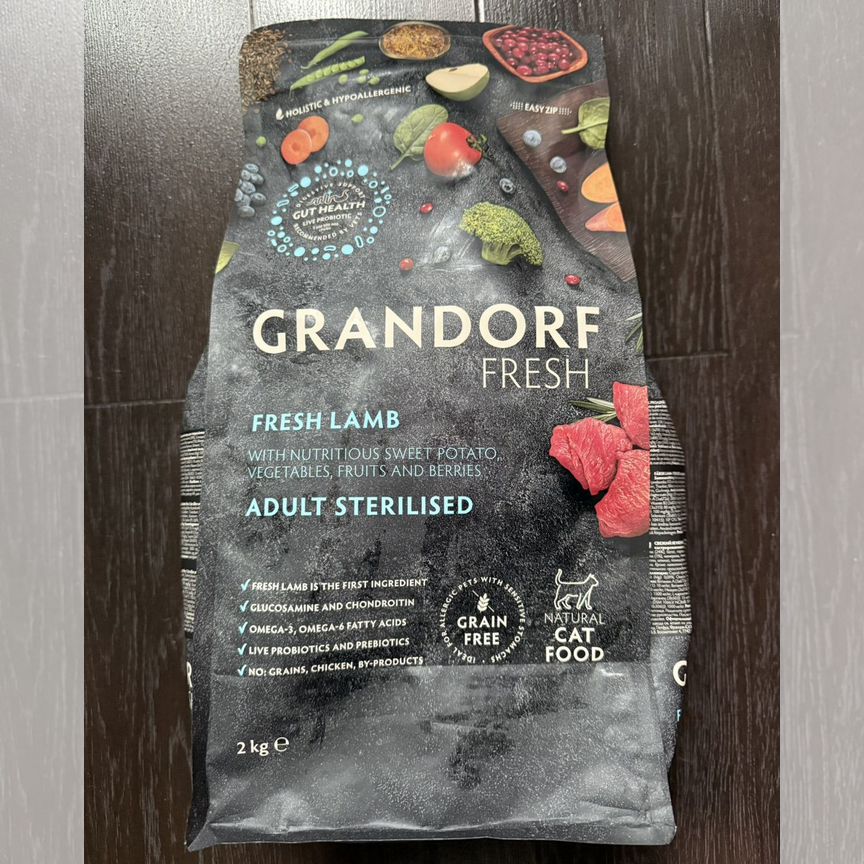 Grandorf fresh 2кг. Корм для стерилизованных кошек