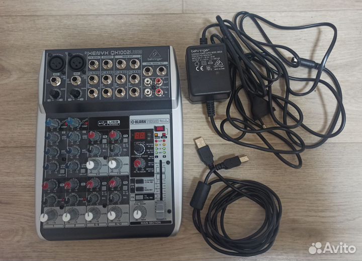 Микшерный пульт behringer xenyx QX1002USB