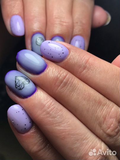 Маникюр с покрытием гель-лаком