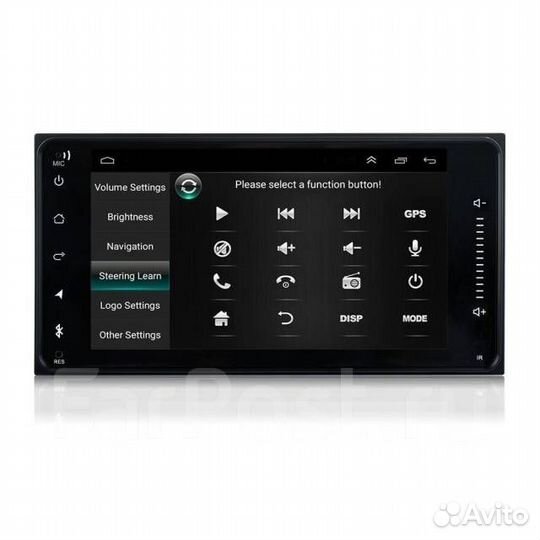 Магнитола штатная Toyota 200*100,2din,Android 11,4