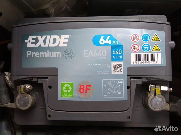 Аккумулятор exide Premium 60a/ч