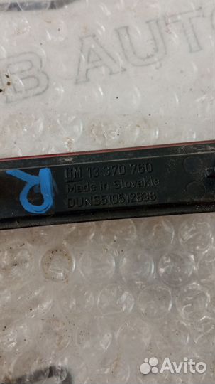 Катафот в задний бампер правый Опель Астра J