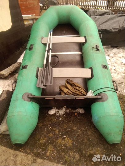 Лодка надувная бу 3.2х1.5м