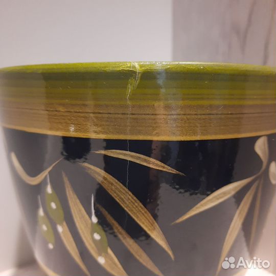 Кашпо керамическое