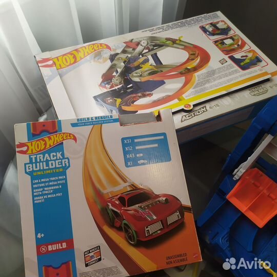 Трек заводская гоночная трасса hot wheels Mattel