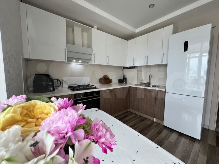 1-к. квартира, 40 м², 3 кровати