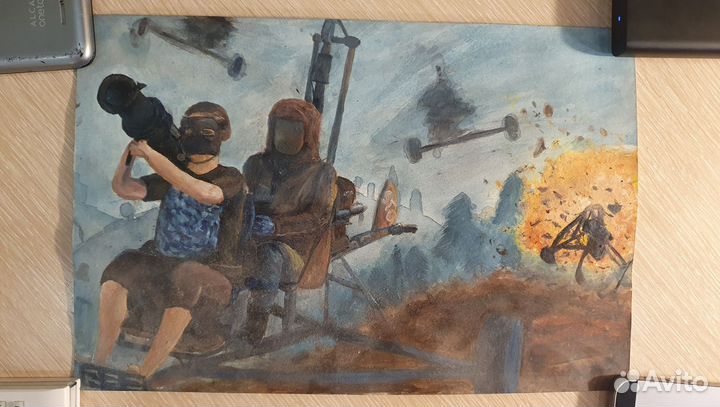 Рисунок по игре Rust/Раст