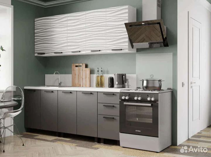 Кухня Хьюстон мдф 2 метра