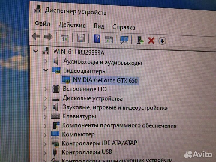 Видеокарта asus GeForce GTX 650 2GB