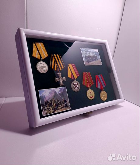 Рамка для орденов и медалей формат А4 -21х30