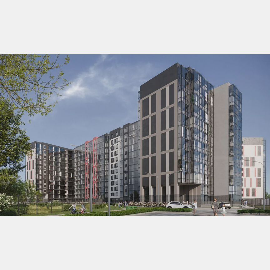 1-к. квартира, 34,3 м², 12/12 эт.