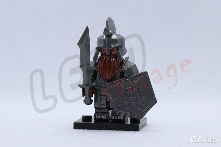Lego Властелин Колец гномы Железных Холмов Даин