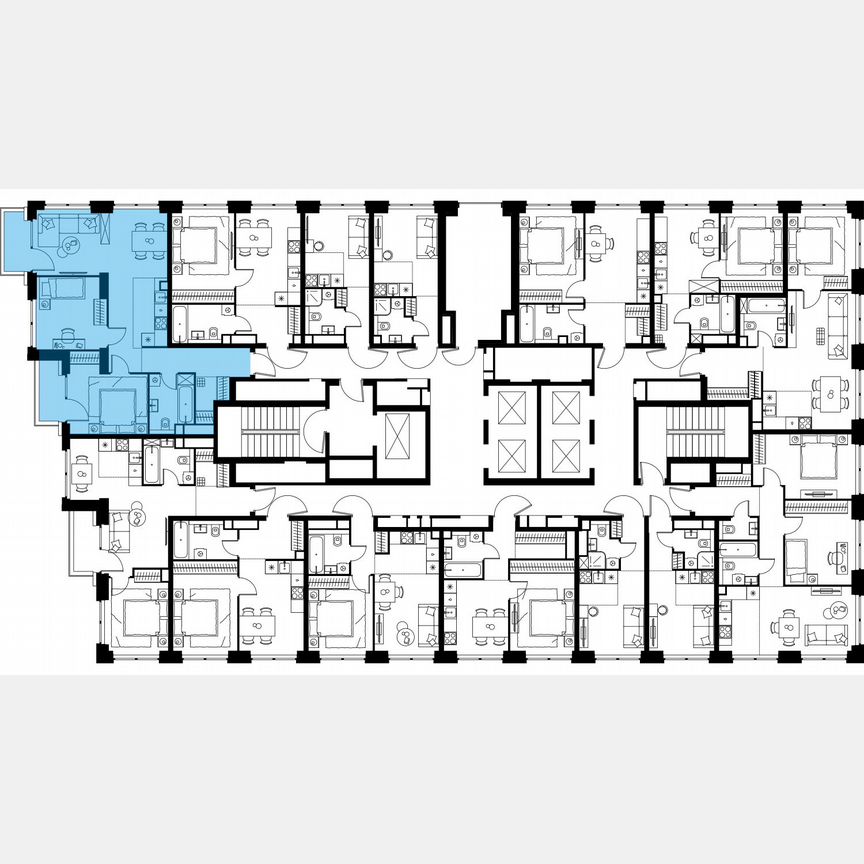 3-к. квартира, 67 м², 17/48 эт.