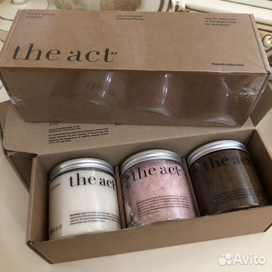 Набор скрабов the act