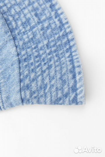 Панама джинсовая Zara новая коллекция