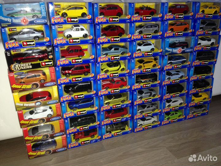 Модели Bburago Welly Autotime масштабом 1:43