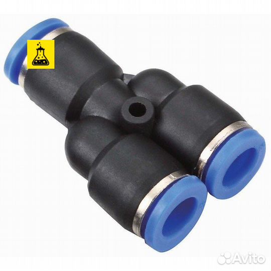 Тройник для самогонного аппарата (быстросъем) 12мм