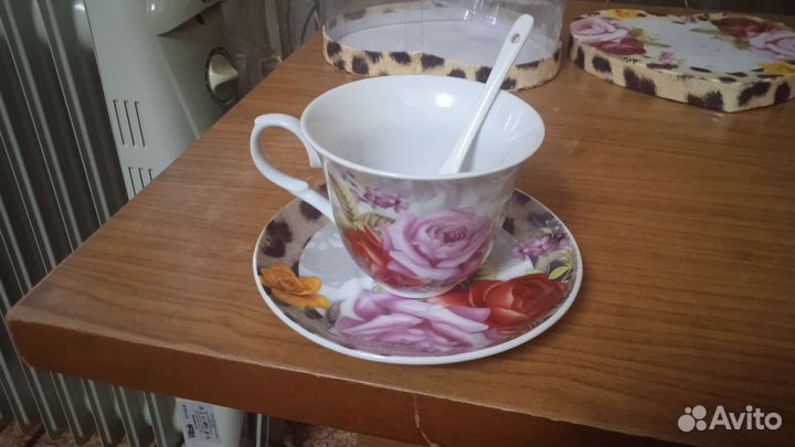 Чашка с блюдцем