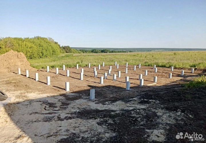 Монтаж винтовых свай