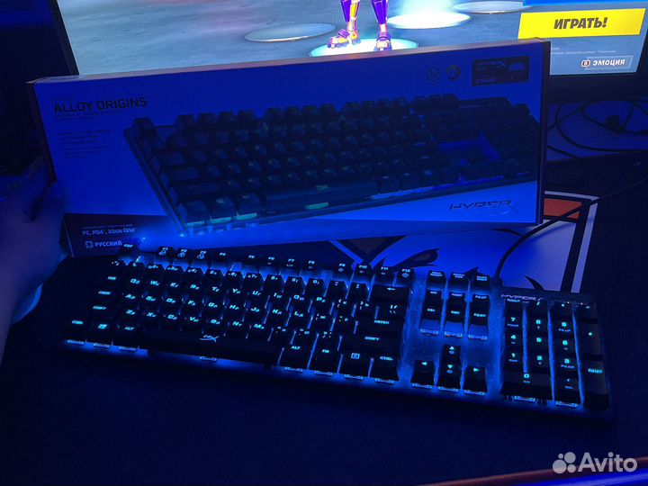 Игровая клавиатура hyperx alloy origins