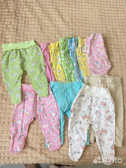 Вещи пакетом для девочки 56-74