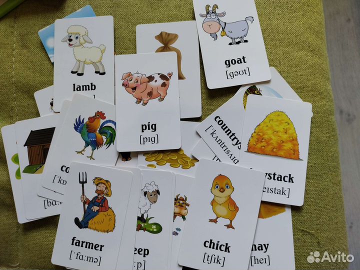 Новые карточки по английскому языку