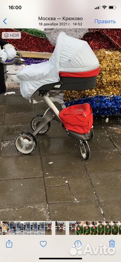 Коляска 2 в 1 бу stokke