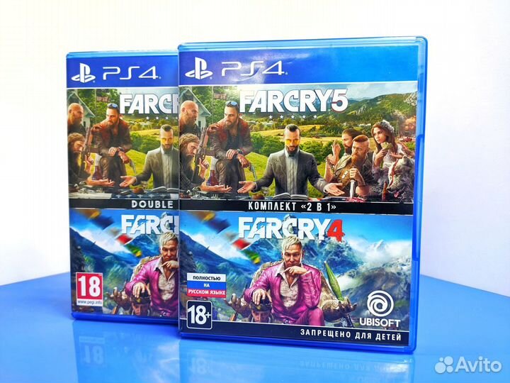 Far Cry 4 + Far Cry 5 (PS4) Б/У Диск