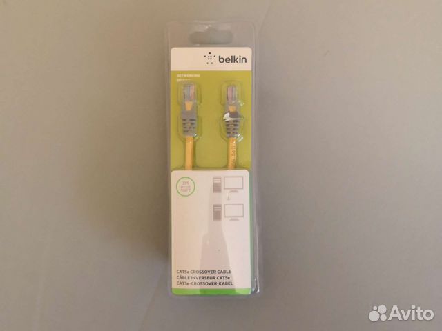 Кабель для компьютера Belkin RJ-45 папа/папа
