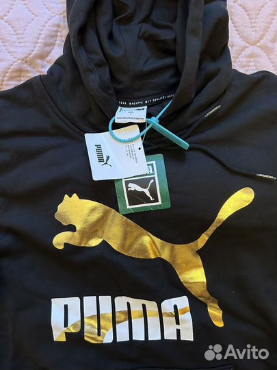 Новая толстовка Puma черная S оригинал