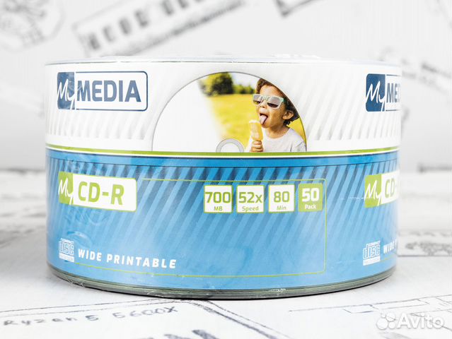 CD-R диск mymedia 50 шт 700mb 52x