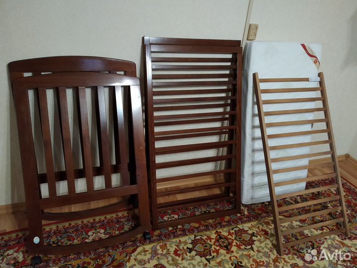 Детская кроватка Лель и матрас (кокос)