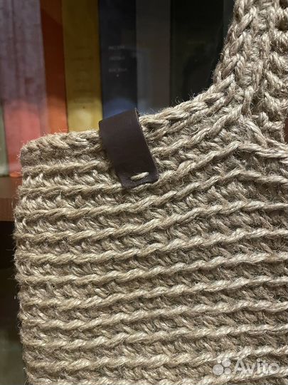 Cумка стильная вязаная в город и на пляж