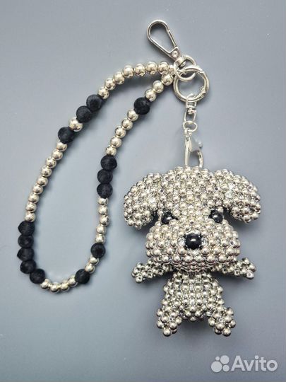 Брелок на сумку собачка