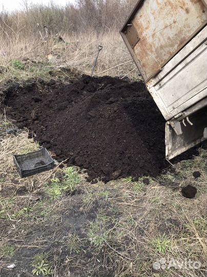 Перегной, навоз валом, перегной в мешках