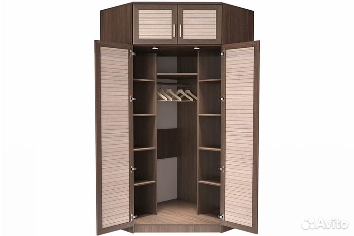 Шкаф угловой двухстворчатый 