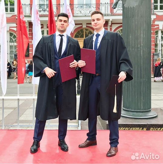 Прокат мантий, магистр, бакалавр доставка