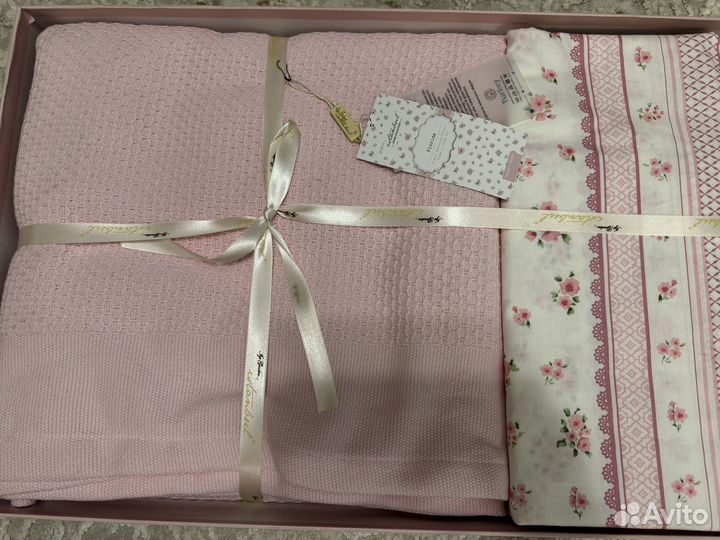 Постельное белье евро с одеялом