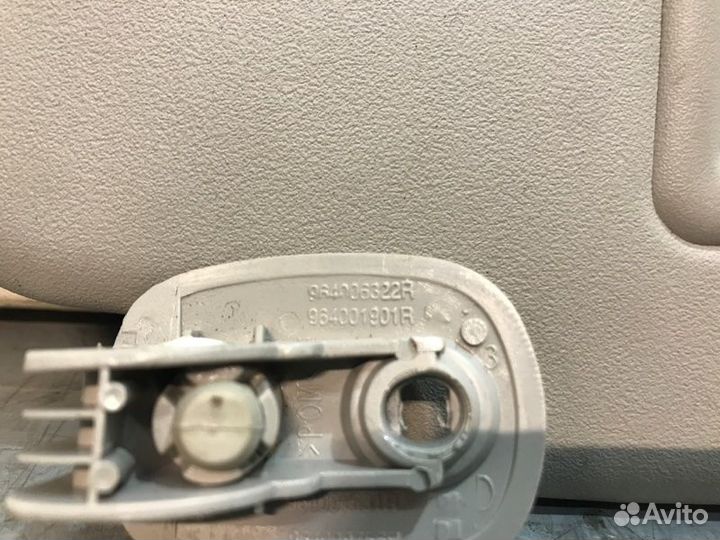 Козырек солнцезащитный правый Renault Sandero