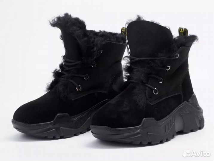 Новые зимние сапоги нат щамш и мех 37