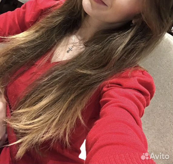 Кофта красная