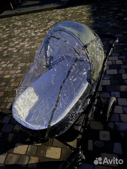 Детская коляска 2в1 KinderReich(дождевик/москитка)